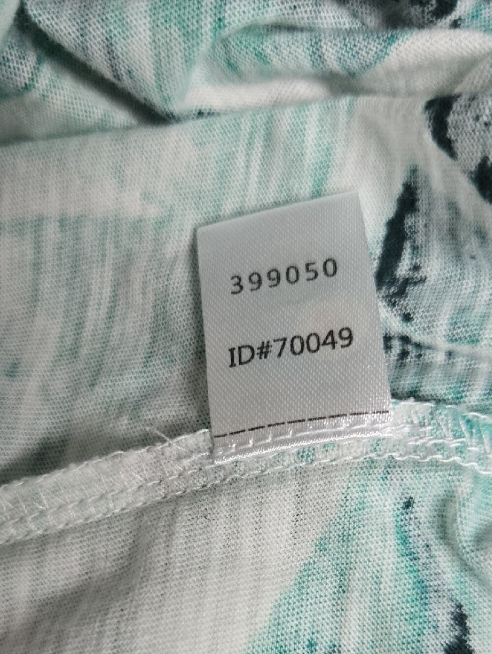 LOFT Teal Layered Floral-Inset Short Sleeve Top - Picture 8 of 9